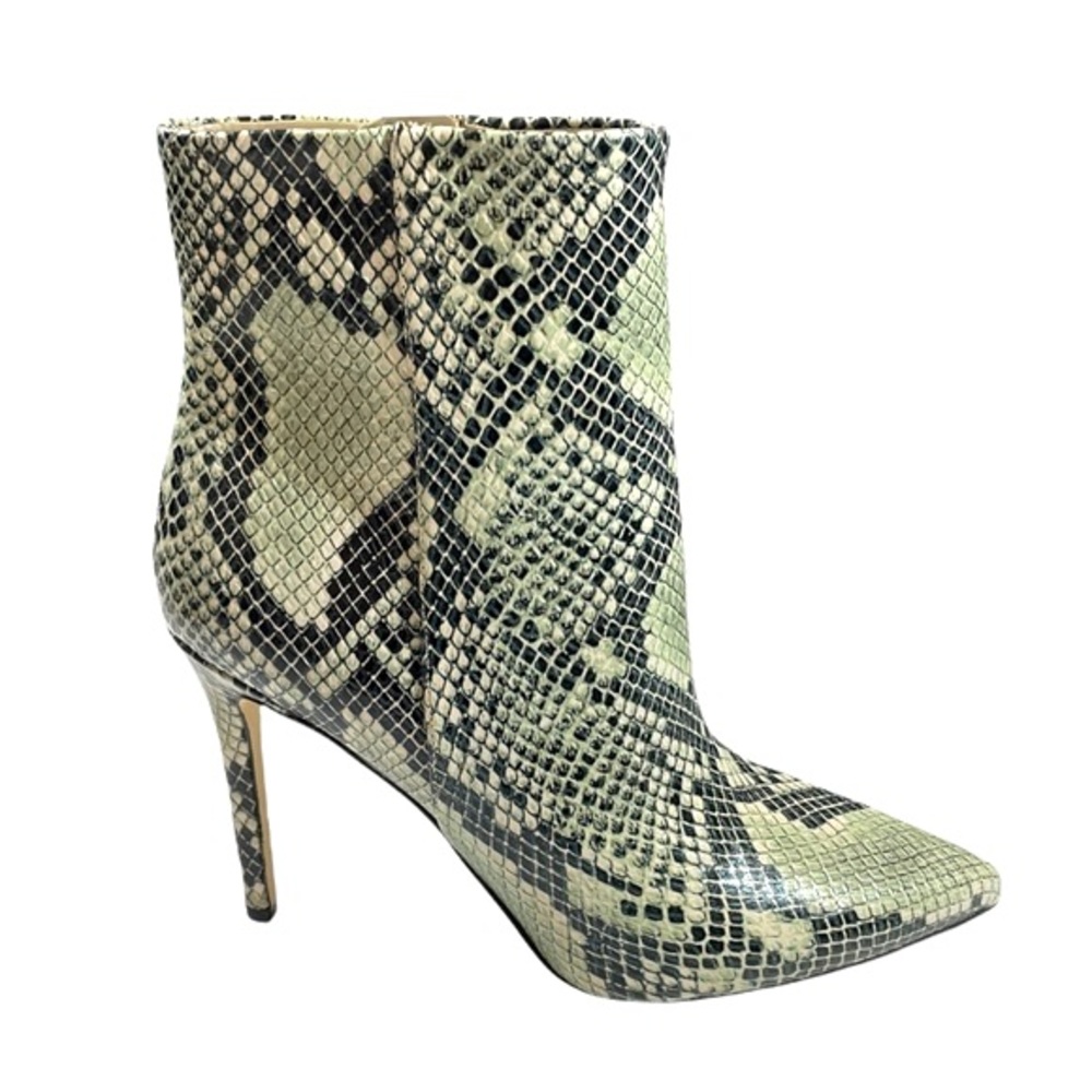 Nine West Trendluver Bootie in Snake Embossed Leather